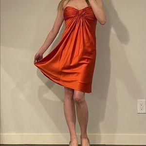 Strapless heart shape neckline dress